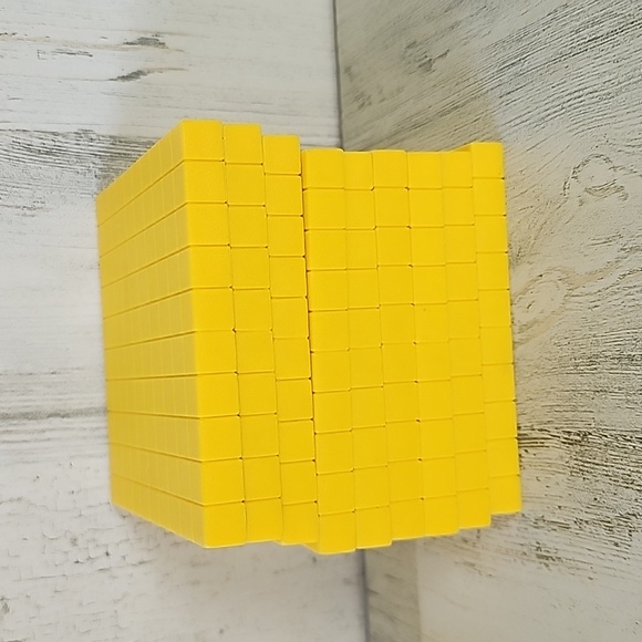 Math 1s 10s 100s counting sorter math game base 10 block sets - Picture 3 of 5